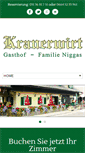 Mobile Screenshot of gasthof-niggas.at