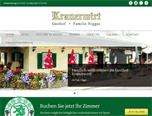 Tablet Screenshot of gasthof-niggas.at